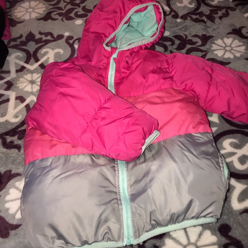 Toddler girl winter puffer jacket